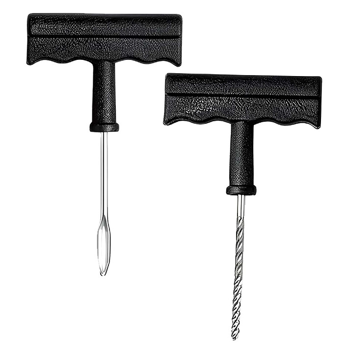 Acheter Avizar Kit de Réparation de Pneu Tubeless avec Outils Manuels et Mèches d'Étanchéité Noir / Argent