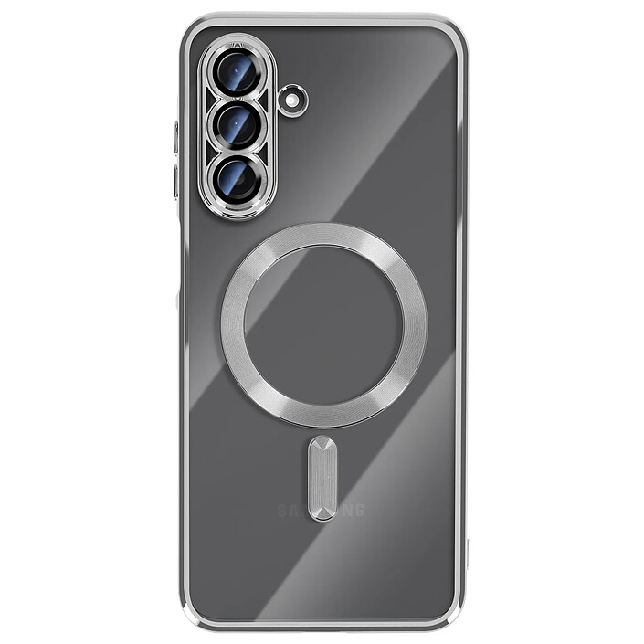 Avizar Coque pour Galaxy A17 Compatible MagSafe avec Contour Chromé