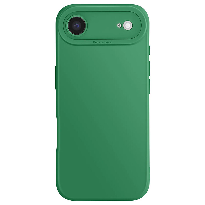 Avizar Coque pour iPhone Air en Silicone Souple avec Renfort Bloc Caméra Vert
