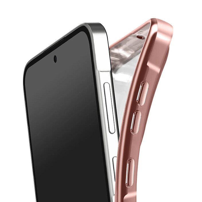Avizar Coque pour Galaxy A36 Compatible MagSafe avec Contour Chromé pas cher