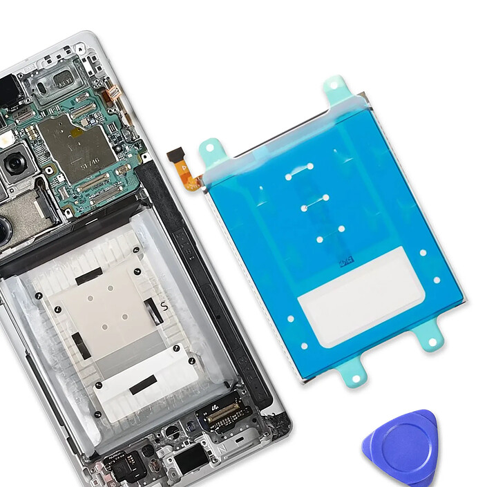 Avis Clappio Adhésif Batterie pour Galaxy S25 Ultra Compatible pour Remplacement Bleu