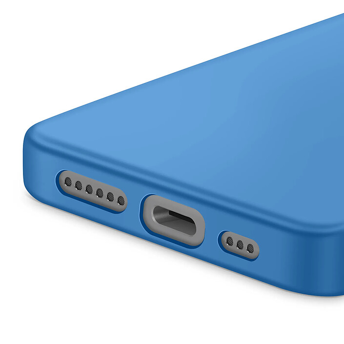 Avis Avizar Coque pour iPhone 16e Soft-Touch en Silicone Série Fast Cover Bleu