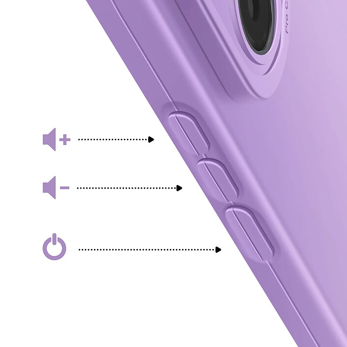 Acheter Avizar Coque pour Honor 400 en Silicone Souple avec Contour Protection Caméra Violet