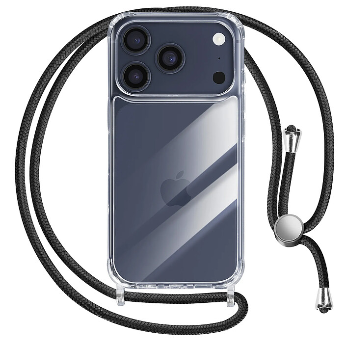 Avizar Coque pour iPhone 17 Pro Max Série Soft Touch avec Cordon Tour de Cou