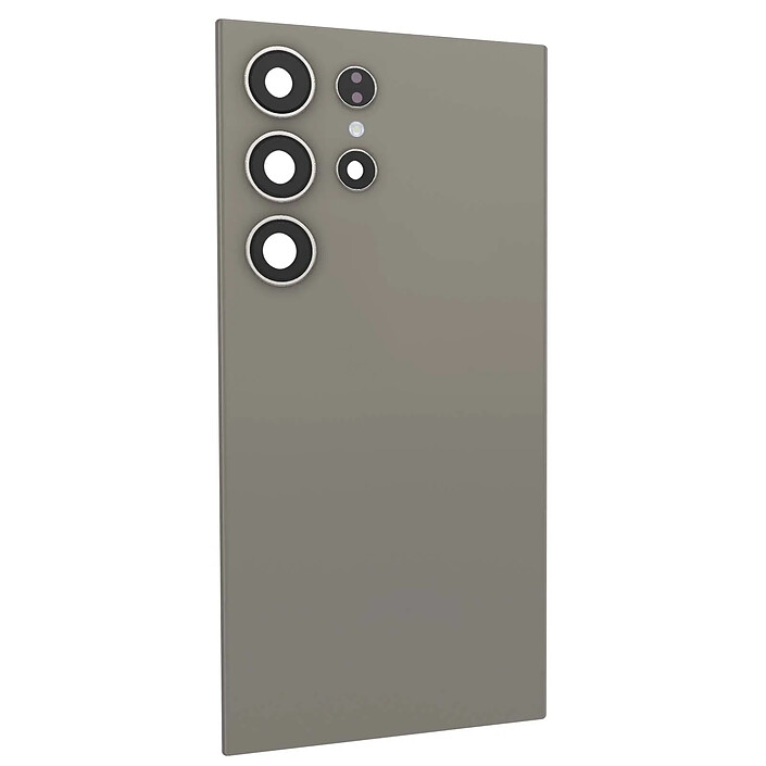 Avis Clappio Cache Batterie de Remplacement pour Galaxy S24 Ultra avec Adhésif Intégré Gris