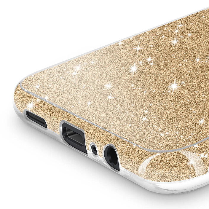 Avis Avizar Coque pour Galaxy A07 Conception Bi-Matière et Finition Pailletée