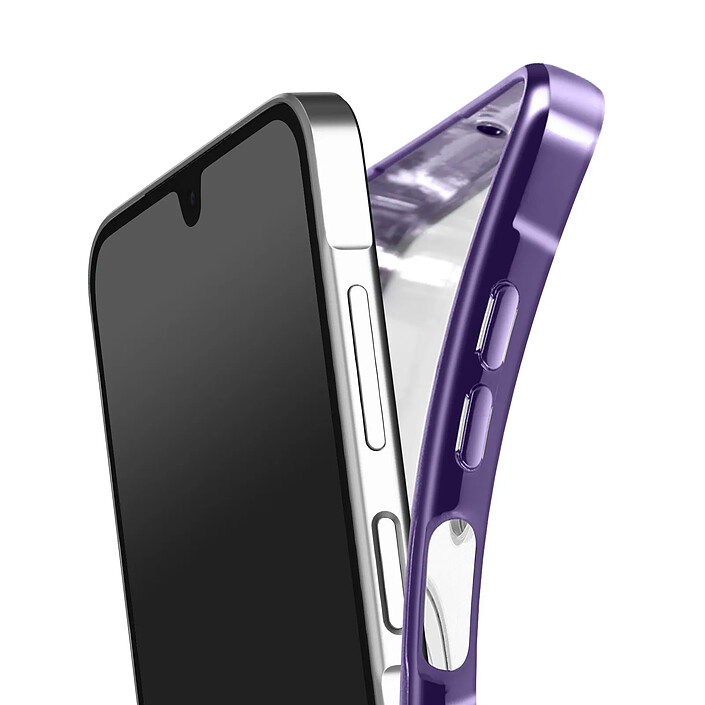 Avizar Coque pour Galaxy A26 Compatible MagSafe avec Contour Chromé pas cher