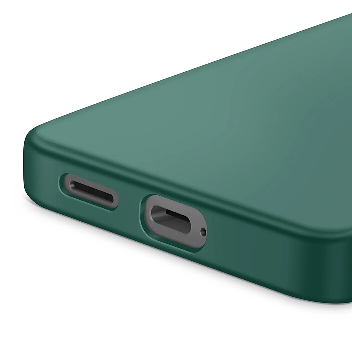 Avis Avizar Coque pour Galaxy S25 Edge Soft-Touch en Silicone Semi-Rigide Vert