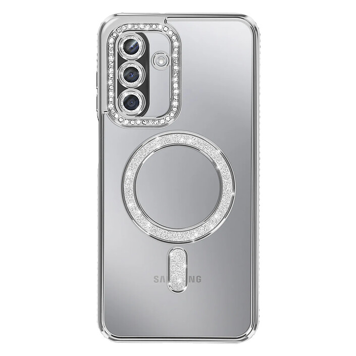 Avizar Coque pour Galaxy A17 Compatible MagSafe avec Contour Strassé