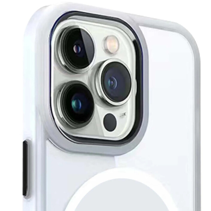 Avis Jaym Coque Bumper pour iPhone 16 Pro Max MagSafe Antichocs Blanc