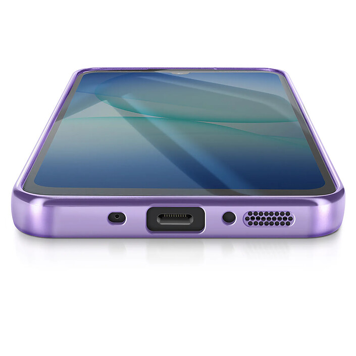 Acheter Avizar Coque pour Galaxy A17 Compatible MagSafe avec Contour Chromé Violet