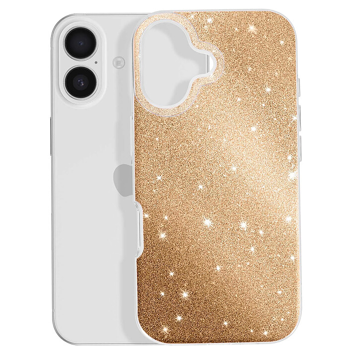 Avizar Coque pour iPhone 17 Conception Bi-Matière et Finition Pailletée pas cher
