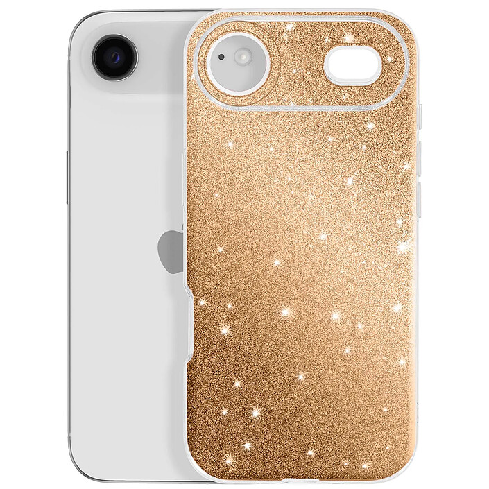 Avizar Coque pour iPhone Air Conception Bi-Matière et Finition Pailletée pas cher