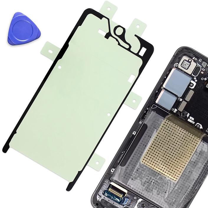 Avis Clappio Adhésif de Fixation Écran pour Galaxy S24 avec Joint d'Étanchéité Vert