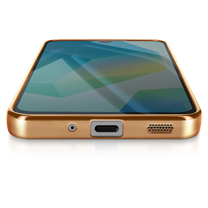 Acheter Avizar Coque pour Galaxy A16 Compatible MagSafe avec Contour Chromé Dorée