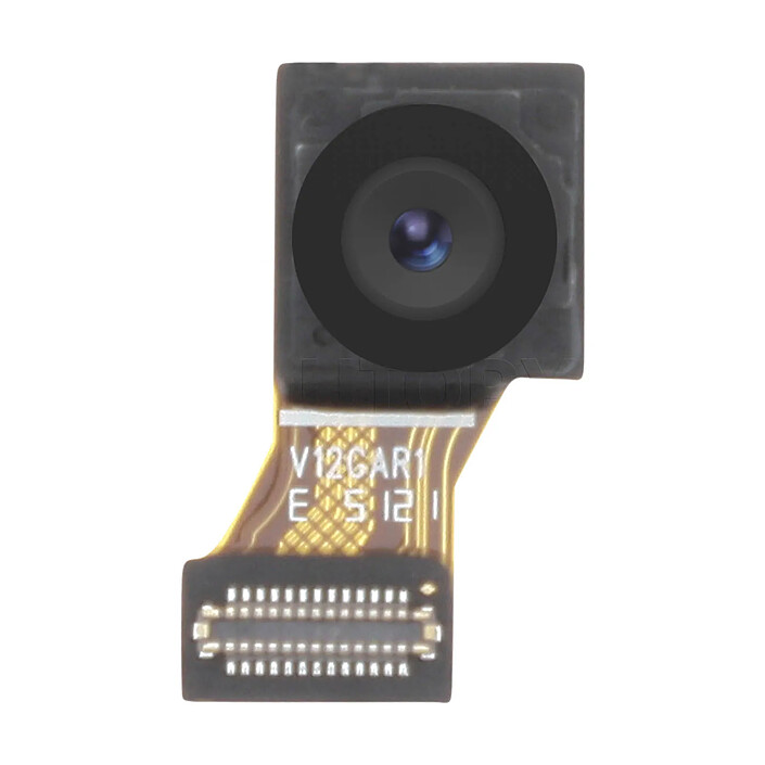 Clappio Caméra Frontale 12MP de Remplacement pour Galaxy A36 Noir