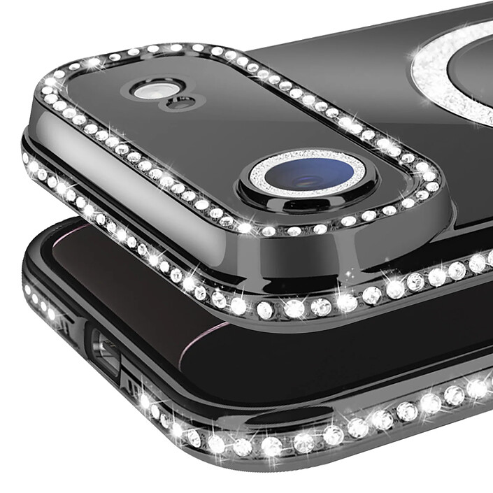 Avis Avizar Coque pour iPhone Air Compatible MagSafe avec Contour Strassé