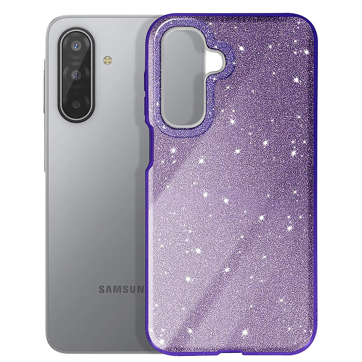 Avizar Coque pour Galaxy A17 Conception Bi-Matière et Finition Pailletée pas cher