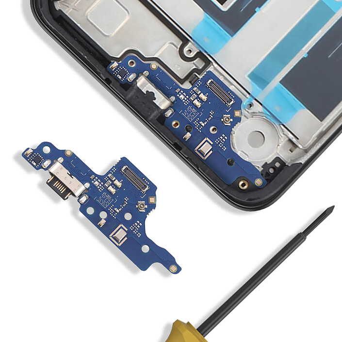 Acheter Clappio Connecteur de Charge de Rechange USB-C pour Motorola Moto G15 / G15 Power