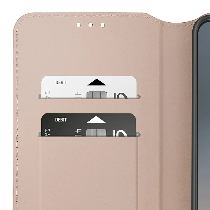 Avizar Étui Portefeuille pour Galaxy S25 FE Magnétique avec Support video Dorée pas cher