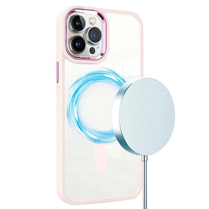 Acheter Jaym Coque Bumper pour iPhone 16 Pro MagSafe Antichocs Rose