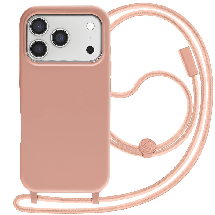 Avizar Coque pour iPhone 17 Pro Série Soft Touch avec Cordon Tour de Cou