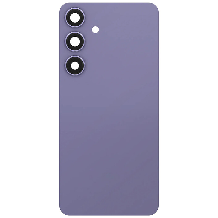 Clappio Cache Batterie de Remplacement pour Galaxy S24 avec Adhésif Intégré Violet foncé