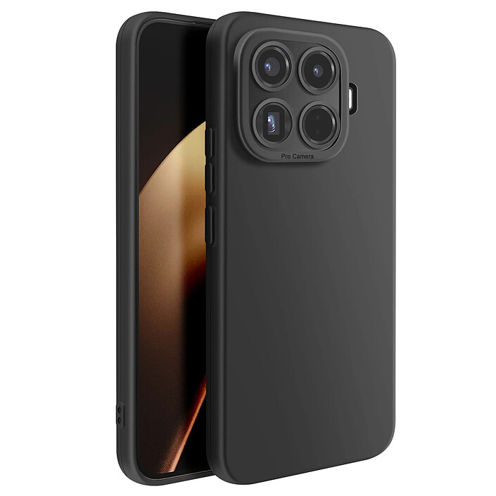 Avizar Coque pour Xiaomi 15T Pro en Silicone Souple avec Contour Protection Caméra Noir