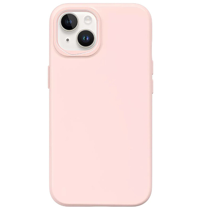 Rhinoshield Coque pour iPhone 14 Plus Compatible MagSafe SolidSuit ShockSpread Rose