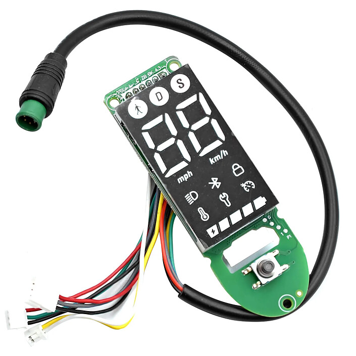 Avizar Écran Afficheur de Remplacement pour Trottinette Xiaomi Electric Scooter 3 Lite Multicolore