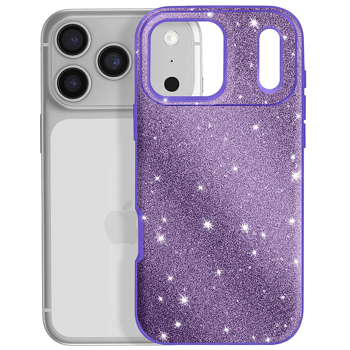 Acheter Avizar Coque pour iPhone 17 Pro Conception Bi-Matière et Finition Pailletée