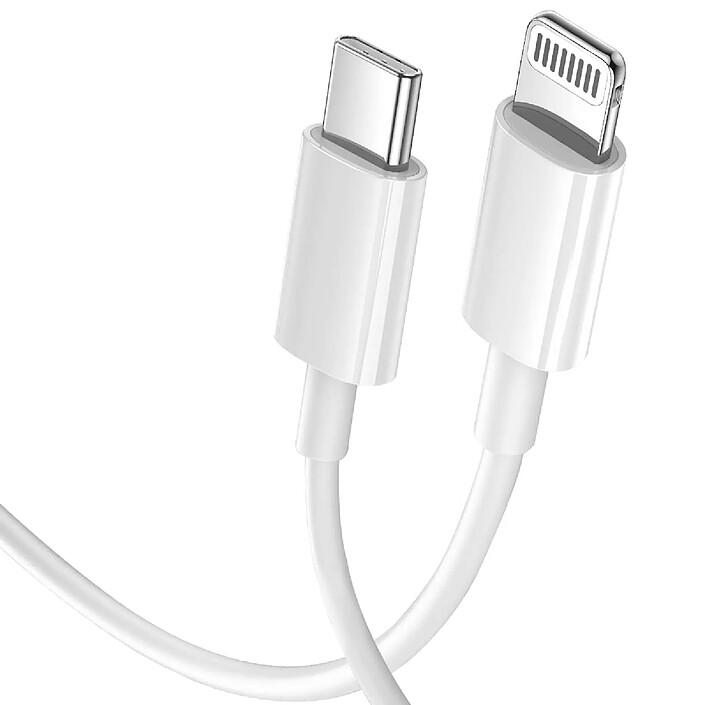 Avis Grab 'N Go Câble USB-C vers Lightning 2m Modèle Must Havz Charge et Transfert Rapide Blanc