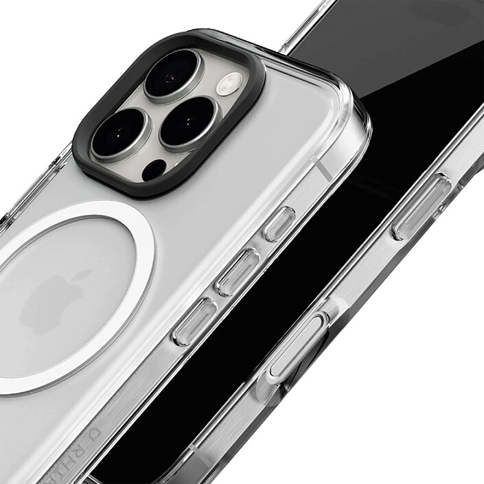 Rhinoshield Coque pour iPhone 16 Pro Max MagSafe Antichocs Anti-jaunissement Transparent pas cher