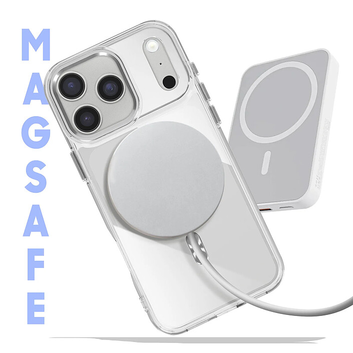 Avis Avizar Coque pour iPhone 17 Pro Collection Cristal Color Compatible MagSafe