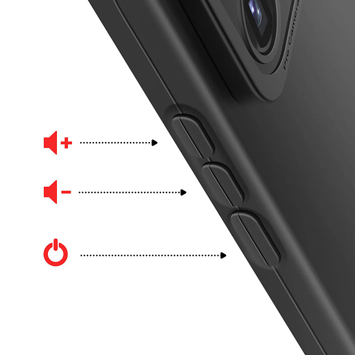 Acheter Avizar Coque pour Xiaomi 15T Pro en Silicone Souple avec Contour Protection Caméra Noir