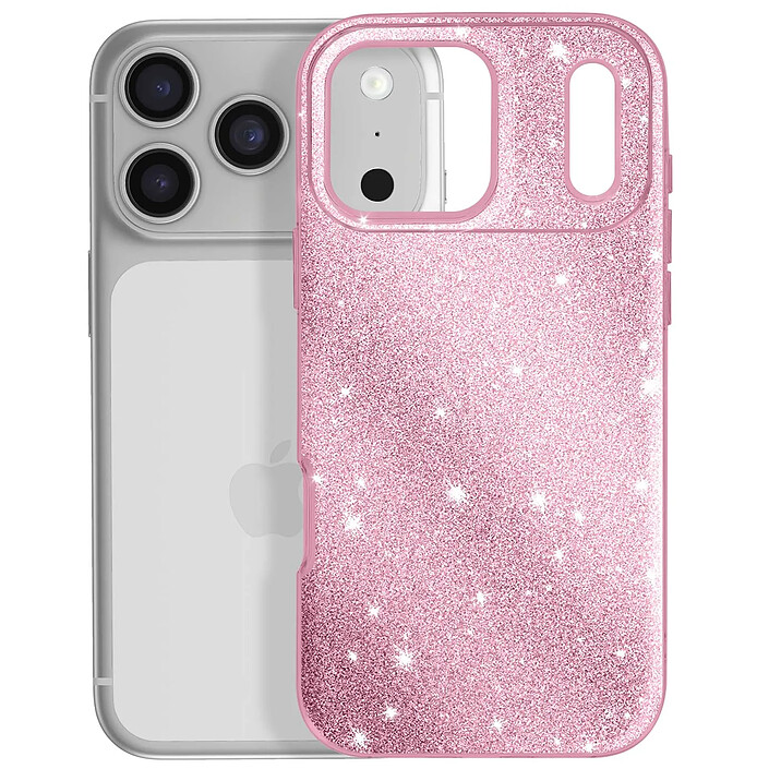Acheter Avizar Coque pour iPhone 17 Pro Conception Bi-Matière et Finition Pailletée