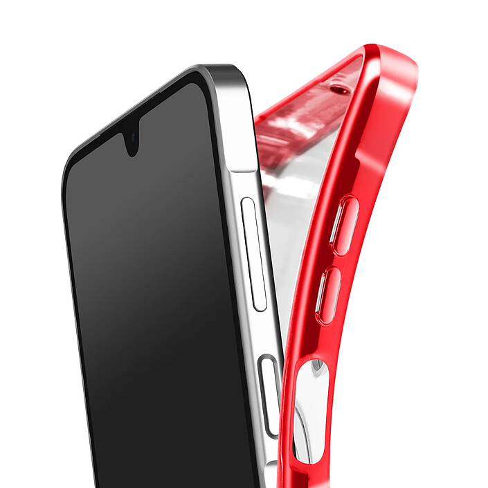 Avizar Coque pour Galaxy A26 Compatible MagSafe avec Contour Chromé pas cher
