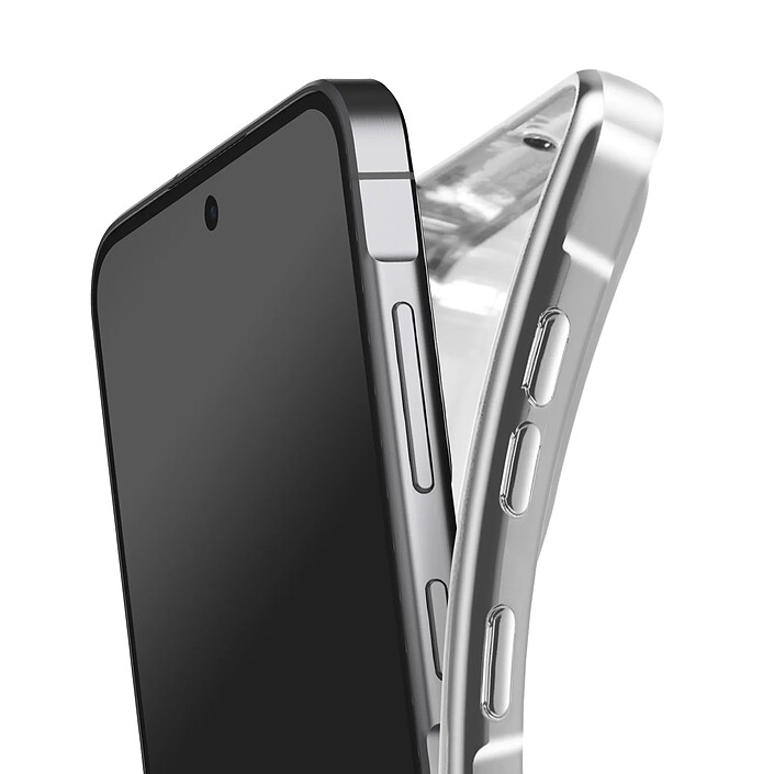 Avizar Coque pour Galaxy A56 Compatible MagSafe avec Contour Chromé pas cher