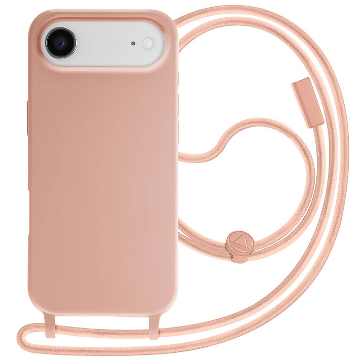 Avizar Coque pour iPhone Air en Silicone Soft Touch avec Cordon Tour de Cou Ajustable