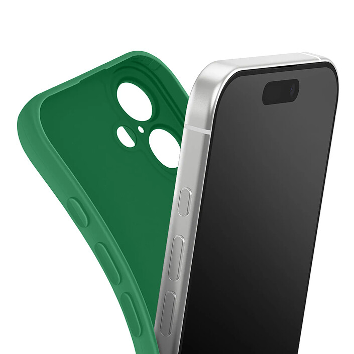 Acheter Avizar Coque pour iPhone 17 en Silicone Souple avec Renfort Bloc Caméra
