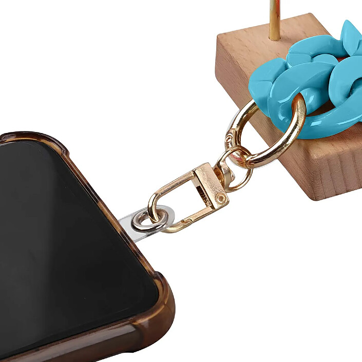 Acheter Jaym Tour de Cou pour Smartphone Avec Attache Universelle modèle Fashion 1.20m Bleu ciel