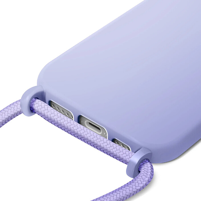 Avis Avizar Coque pour iPhone 17 en Silicone Soft Touch avec Cordon Tour de Cou Ajustable