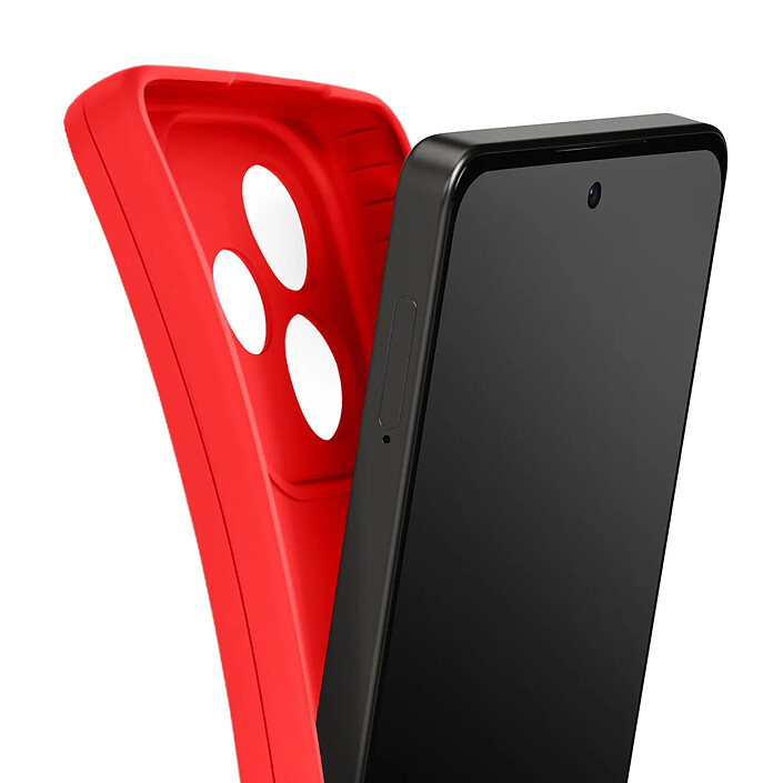 Acheter Avizar Coque en Silicone Souple pour Oppo A5 Pro avec Renfort Caméra Rouge