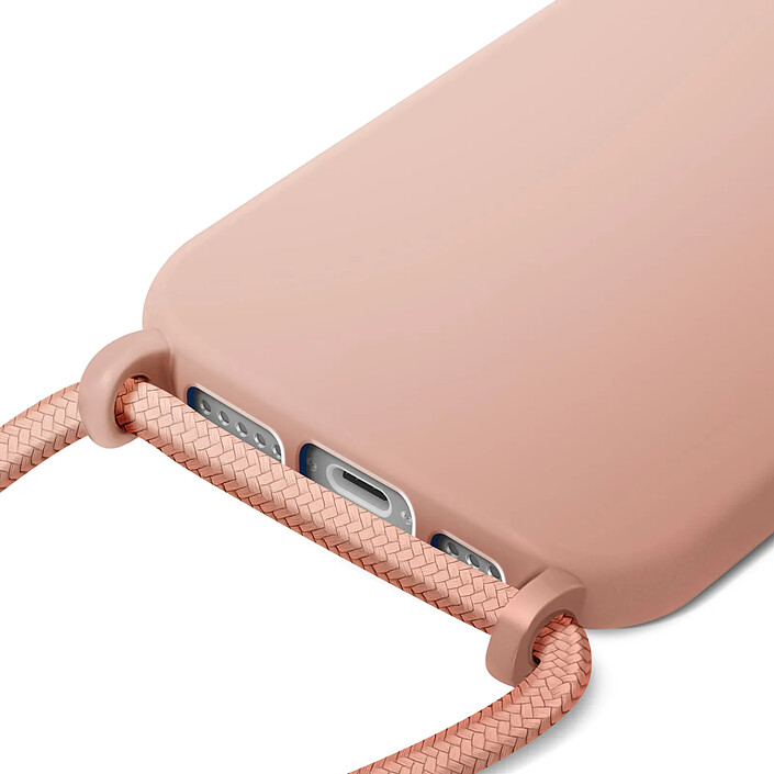 Avis Avizar Coque pour iPhone 17 en Silicone Soft Touch avec Cordon Tour de Cou Ajustable