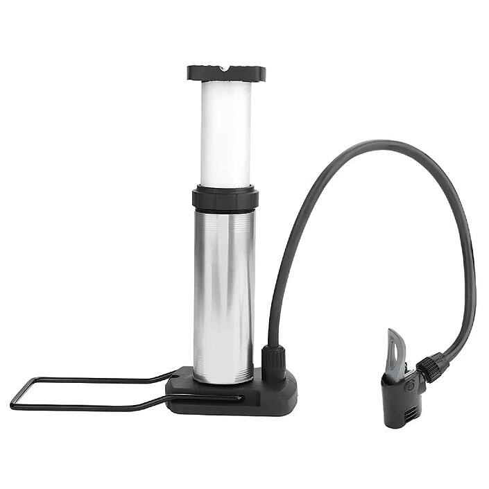 Acheter Avizar Pompe à Pied Compacte 17x4.5cm Pression Jusqu'à 100 PSI pour Vélo et Moto Noir / Argent