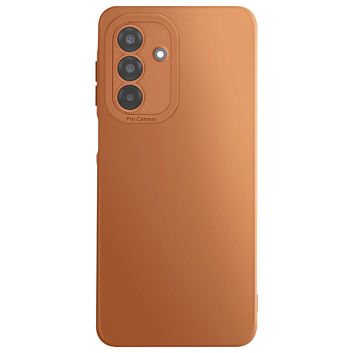 Avizar Coque pour Galaxy A17 en Silicone Souple avec Renfort Bloc Caméra Marron