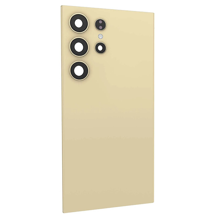 Avis Clappio Cache Batterie de Remplacement pour Galaxy S24 Ultra avec Adhésif Intégré Jaune