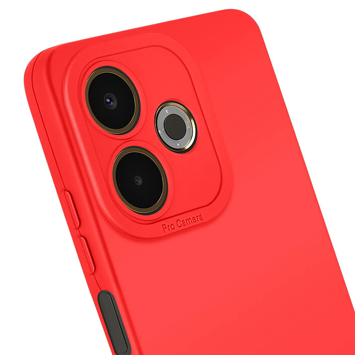 Avis Avizar Coque en Silicone Souple pour Oppo A5 Pro avec Renfort Caméra Rouge