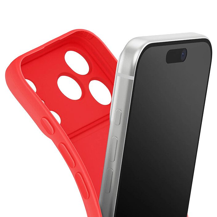 Acheter Avizar Coque pour iPhone 17 Pro Max en Silicone Souple avec Renfort Bloc Caméra