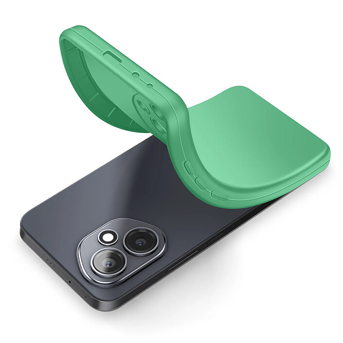 Avizar Coque pour Honor 400 en Silicone Souple avec Contour Protection Caméra Vert pas cher